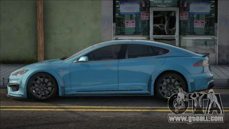 Tesla Model S P90D Blue for GTA San Andreas