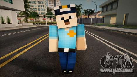 Minecraft Ped Wmysgrd for GTA San Andreas