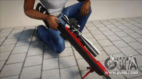 Red Gun Sniper Rifle for GTA San Andreas