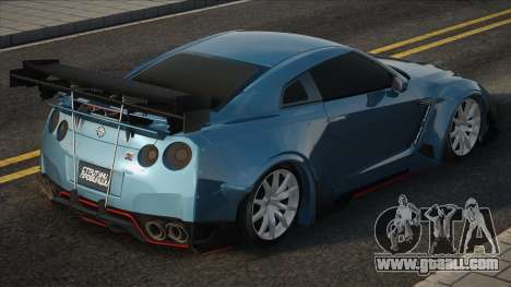 Nissan GTR R35 [Blue] for GTA San Andreas