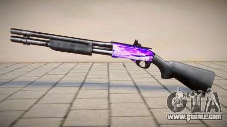 Chromegun Purple ver1 for GTA San Andreas