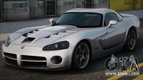 Dodge Viper ACR White for GTA San Andreas