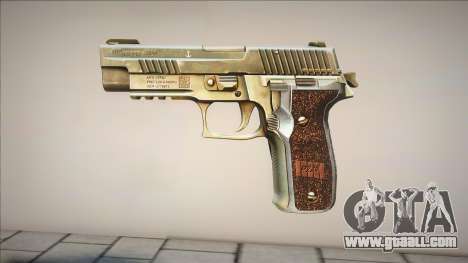 Gold - Green Desert Eagle for GTA San Andreas