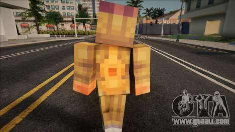 Minecraft Ped Wmotr1 for GTA San Andreas