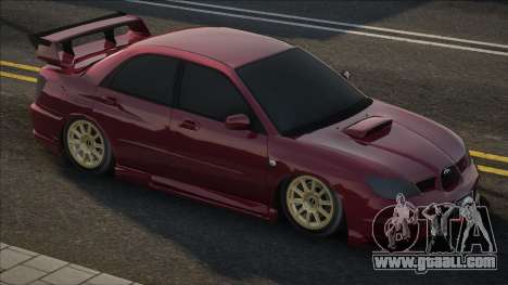 Subaru Impreza Red for GTA San Andreas