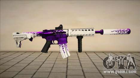 Purple M4 [v1] for GTA San Andreas