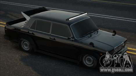 Vaz 2107 New Black for GTA San Andreas