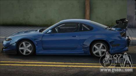 Nissan Silvia S15 Blue for GTA San Andreas