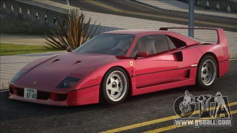 Ferrari F40 Red for GTA San Andreas