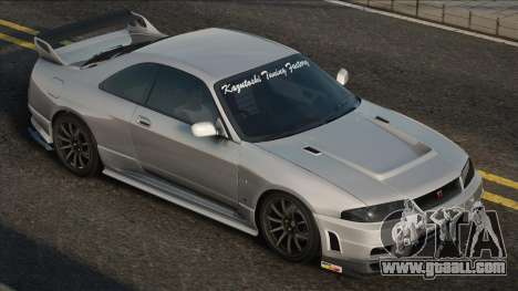 Nissan Skyline GT-R R33 [Silver] for GTA San Andreas