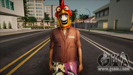 Ped with Tenkuu Shinpan Mask 2 for GTA San Andreas