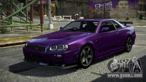 Nissan Skyline R34 F-Sport for GTA 4