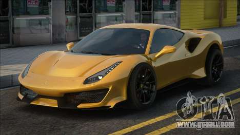 Ferrari Pista 488 Yellow for GTA San Andreas
