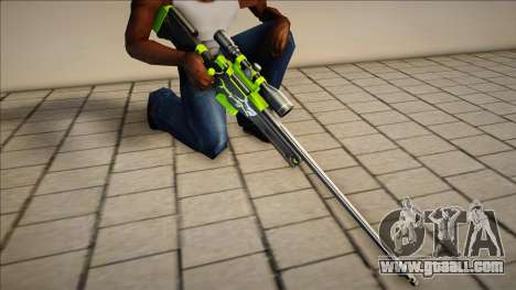Green Sniper Rifle 1 for GTA San Andreas