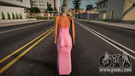Girl Svetlana in a dress for GTA San Andreas