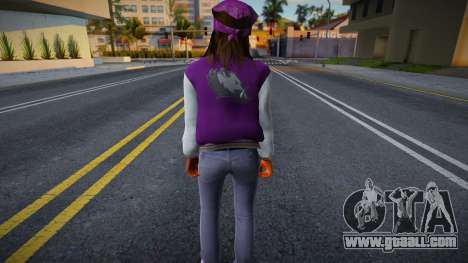 Ballas Girl GTA 5 Style for GTA San Andreas