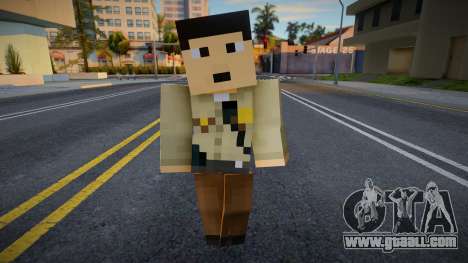Minecraft Ped Lvpd1 for GTA San Andreas