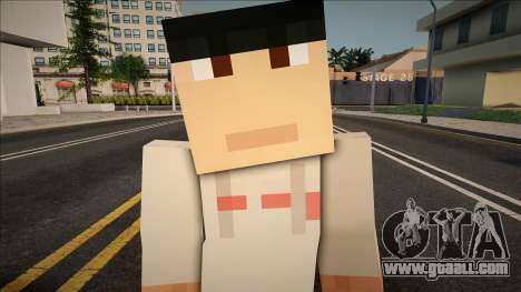 Minecraft Ped Wmydrug for GTA San Andreas