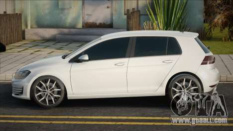 Volkswagen Golf White for GTA San Andreas