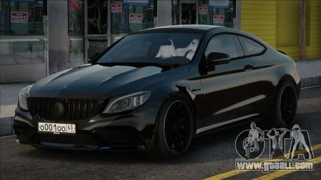 Mercedes-Benz C63s Coupe AMG [Black] for GTA San Andreas