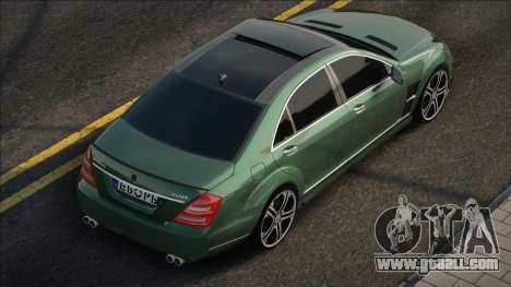 Mercedes-Benz W221 Green for GTA San Andreas