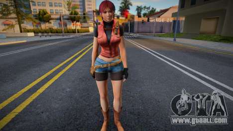 DOA Hitomi [Claire Redfield Cosplay] for GTA San Andreas