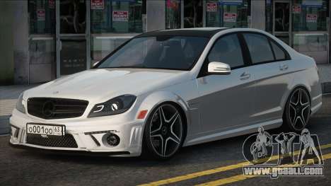 Mercedes-Benz C63 AMG Whit for GTA San Andreas