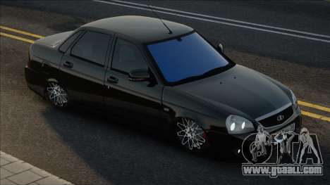 Black Vaz Lada Priora 2170 for GTA San Andreas