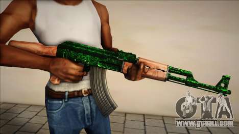 Green AK-47 [v1] for GTA San Andreas