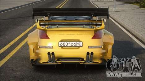 Nissan 350Z Yellow for GTA San Andreas