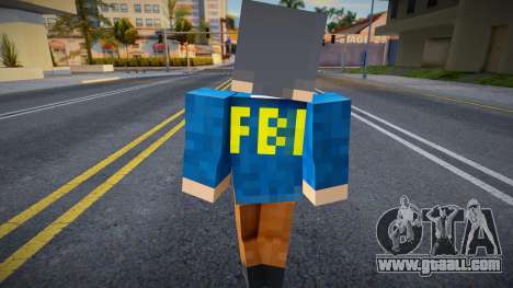 Minecraft Ped FBI for GTA San Andreas