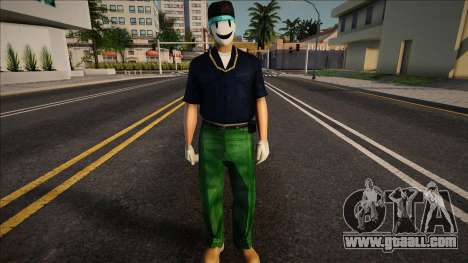 Ped with Tenkuu Shinpan Mask 1 for GTA San Andreas