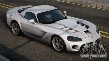 Dodge Viper ACR White for GTA San Andreas