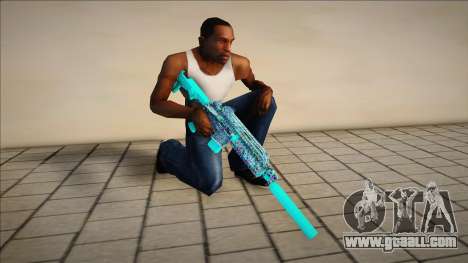 Luminescent AK-47 for GTA San Andreas