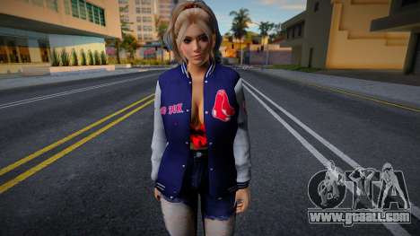 Helena Douglas - Varsity Jacket Boston Red Sox for GTA San Andreas
