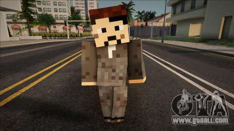 Minecraft Ped Wmymech for GTA San Andreas