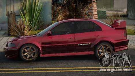 Mitsubishi Lancer Evolution V Red for GTA San Andreas