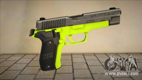 Green Colt45 weapon for GTA San Andreas