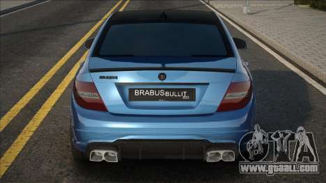 Mercedes-Benz C63 Brabus Blue for GTA San Andreas
