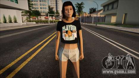 Brunette Playboy for GTA San Andreas