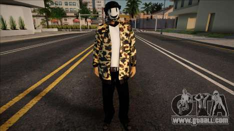 Ped with Tenkuu Shinpan Mask 3 for GTA San Andreas