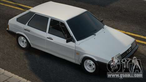 Vaz 2109 White ver1 for GTA San Andreas