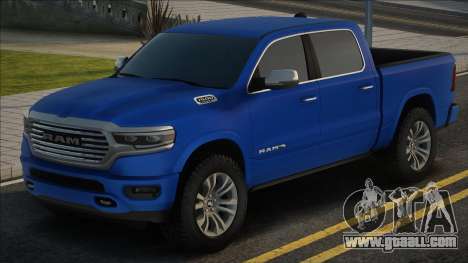 Dodge Ram 1500 Longhorn 2023 Blue for GTA San Andreas