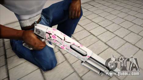 Gun Udig Chromegun for GTA San Andreas