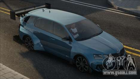 Skoda Octavia VRS A7 Blue for GTA San Andreas