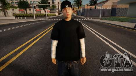 Young gangster in a hat for GTA San Andreas
