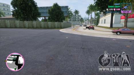 Dot crosshair for Vice City