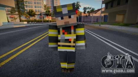 Minecraft Ped Lafd1 for GTA San Andreas