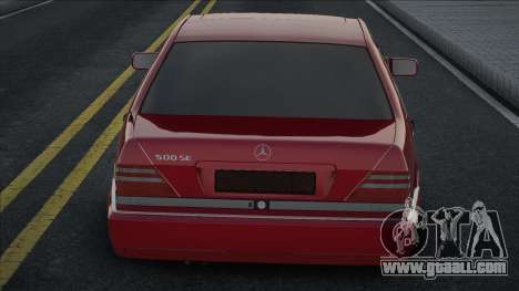 Mercedes-Benz 500 SE Red for GTA San Andreas