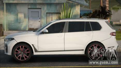 BMW X7 White for GTA San Andreas